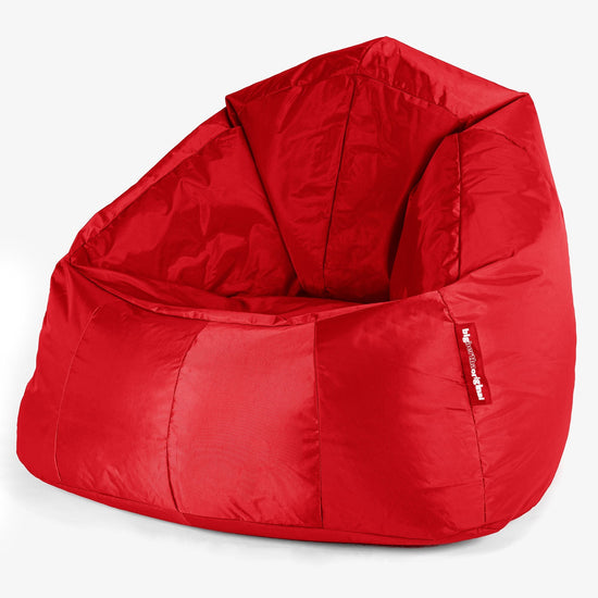 Pouf a Sacco per Bambini Stile Cocoon 2-6 anni - SmartCanvas™ Rosso 01