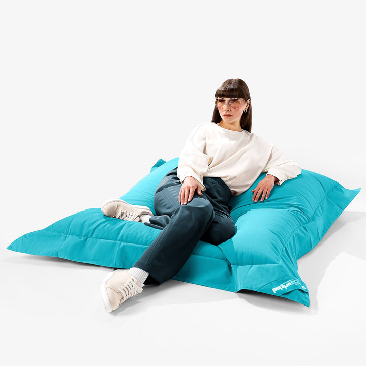 Cuscino Pouf Sacco XL, Pouf Letto SoleiStorm™ Ultra 2000 h+ - Olefina Acqua 03