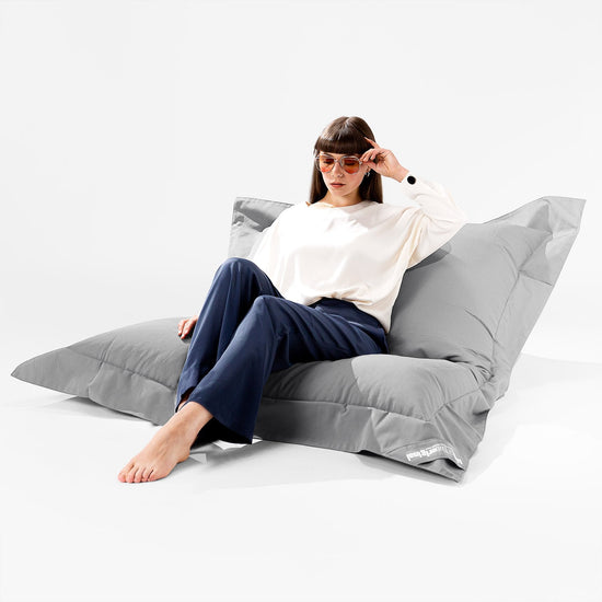 Cuscino Pouf Sacco XL, Pouf Letto SoleiStorm™ Ultra 2000 h+ - Olefina Grigio Medio 02