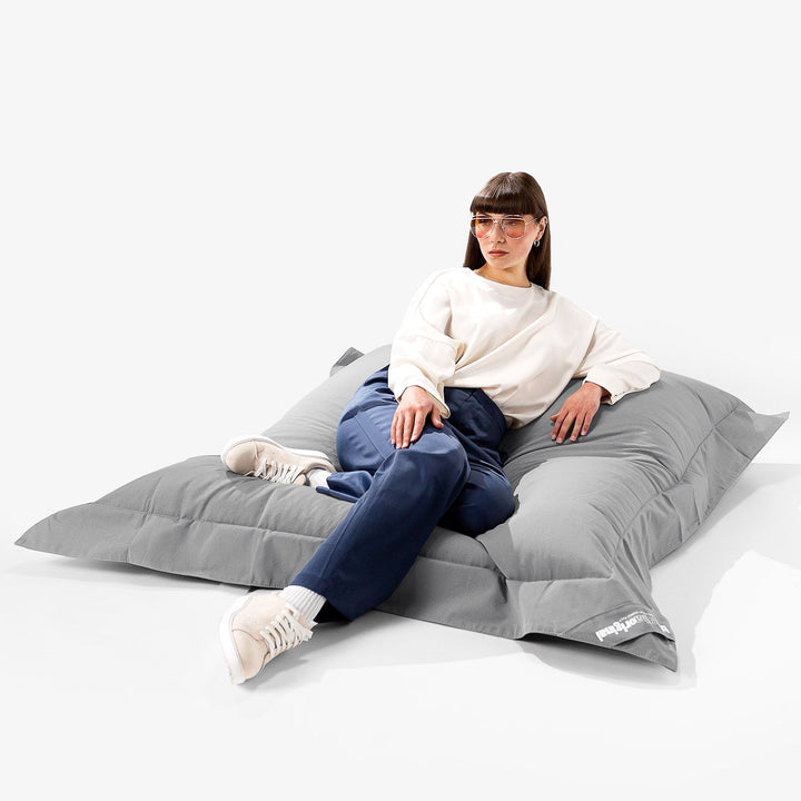 Cuscino Pouf Sacco XL, Pouf Letto SoleiStorm™ Ultra 2000 h+ - Olefina Grigio Medio 03