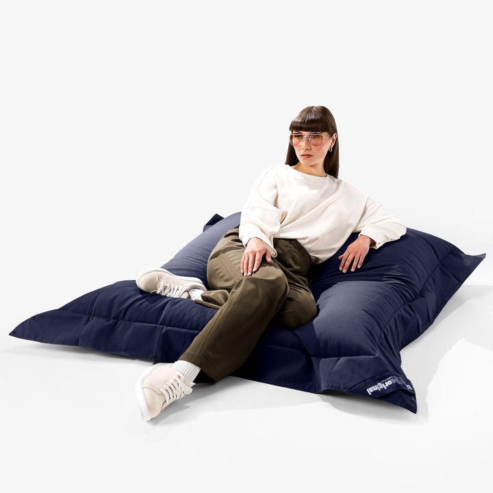Cuscino Pouf Sacco XL, Pouf Letto SoleiStorm™ Ultra 2000 h+ - Olefina Navy 03