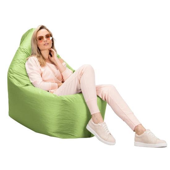Cuscino Pouf Sacco XL, Pouf Letto - SmartCanvas™ Verde Mela 05