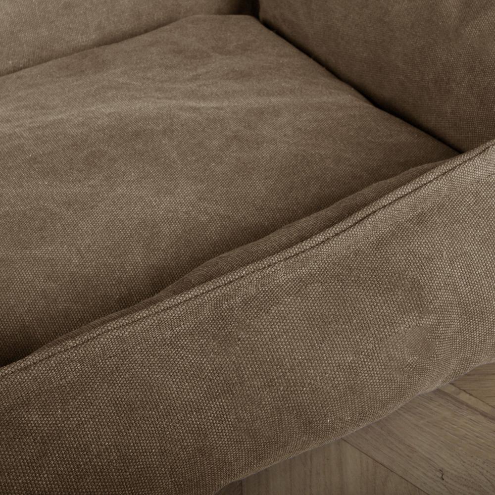 "Il Escaño Da Mighty-Bark" - Divani Per Cani, Ortopedico| Cani Divano | Cani Letto | Cuscino Per Cani | Cani Lounge - Denim Effetto Consumato Terra