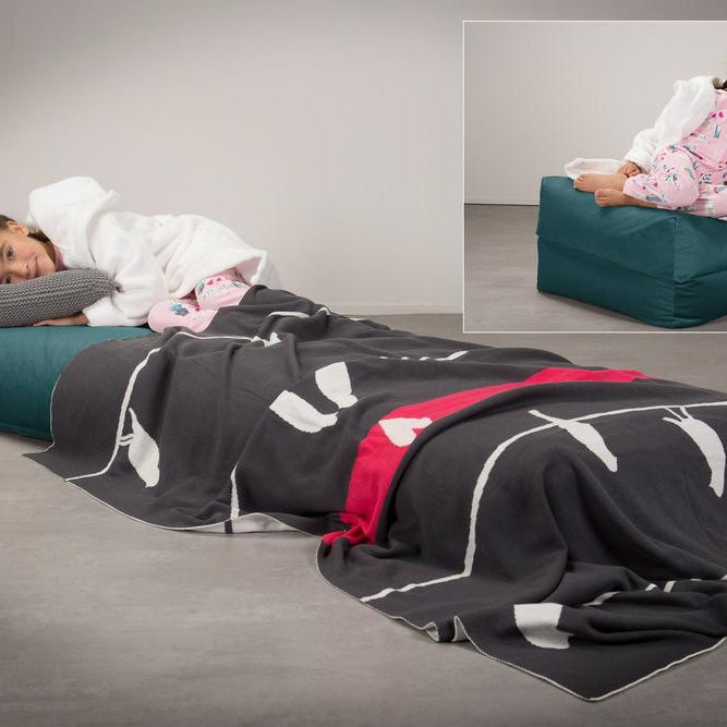 Lounge Pug, Avery, Poltrona Futon, Singolo, Velluto Alzavola