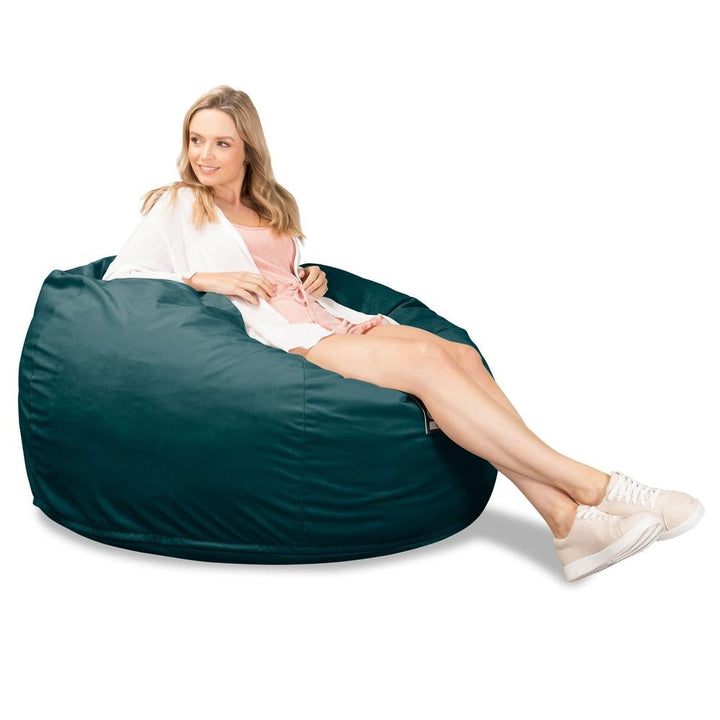Lounge Pug, Pouf Sacco Gigante XL, C510L CloudSac, Imbottito Di Fiocchi Di Lattice e Poliestere, Velluto Alzavola