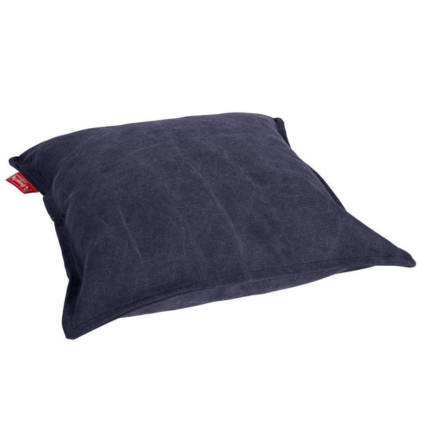 Fodera per Cuscino Gigante 70 x 70cm - Denim Effetto Consumato Navy Fabric Close-up Image