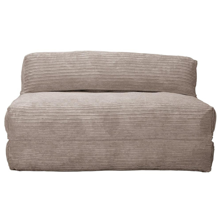 Lounge Pug, Avery, Poltrona Futon, Doppio, Velluto a Coste Visone