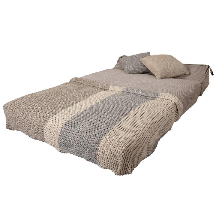 Lounge Pug, Avery, Poltrona Futon, Doppio, Velluto a Coste Visone
