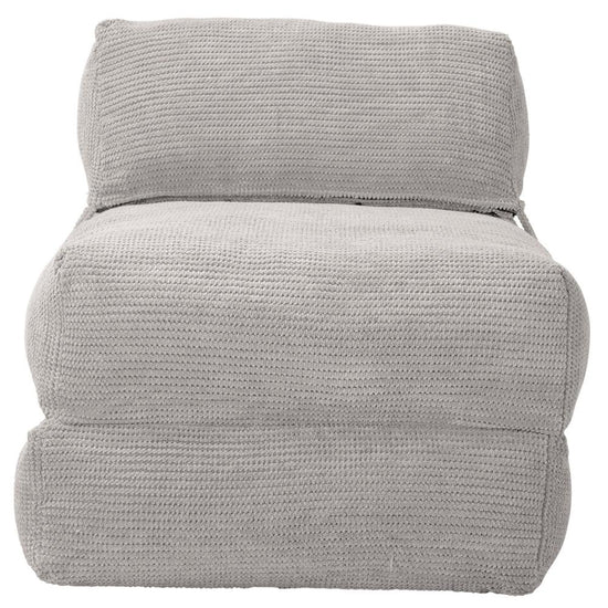 Lounge Pug, Avery, Poltrona Futon, Singolo, Pompon Panna