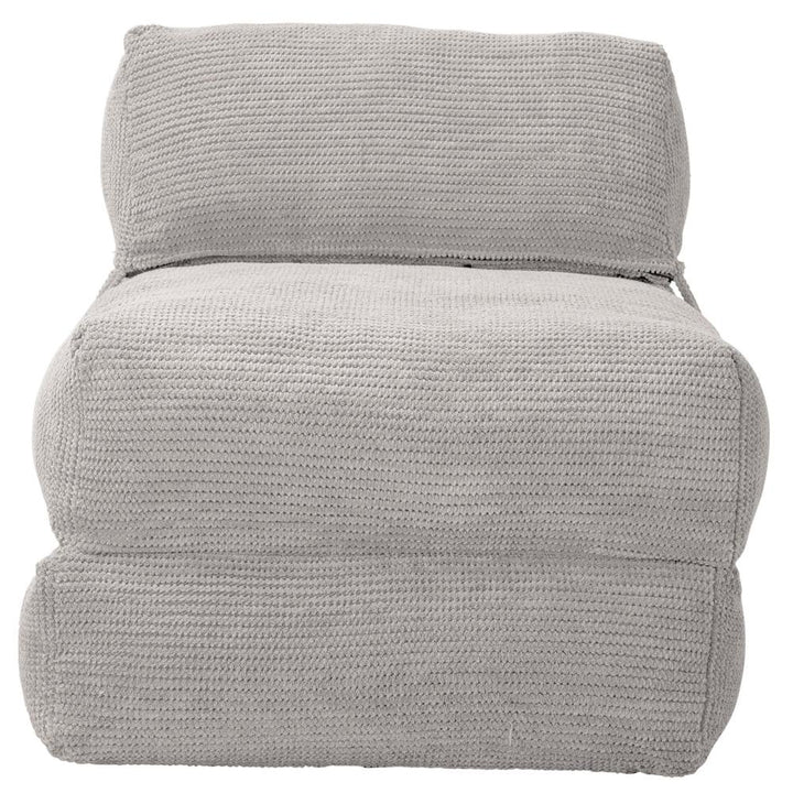Lounge Pug, Avery, Poltrona Futon, Singolo, Pompon Panna