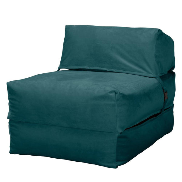 Lounge Pug, Avery, Poltrona Futon, Singolo, Velluto Alzavola