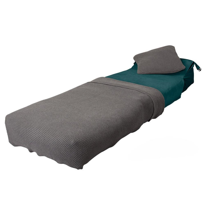 Lounge Pug, Avery, Poltrona Futon, Singolo, Velluto Alzavola