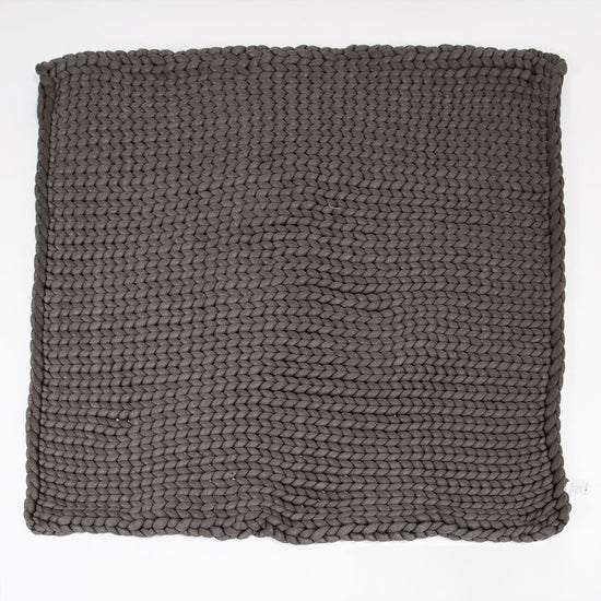 Lounge Pug - Coperta Ponderata per Adulti - Calmante per l'ansia - Lavorazione a maglia grossa Grigio - 5 KG 135 x 150 cm