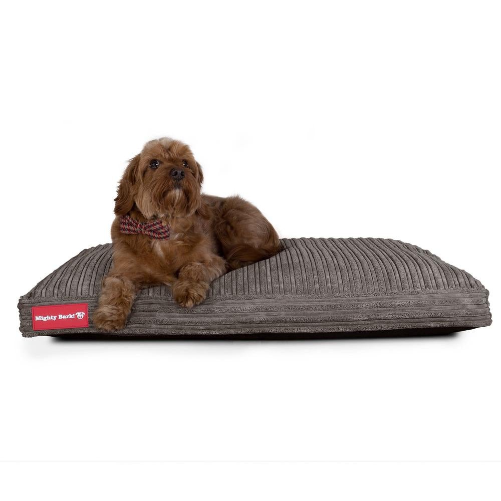 "Il Materasso Da Mighty-Bark" - Cuscino Per Cani, Ortopedico | Memory Foam, Cani Divano | Cani Letto | Cuscino Per Cani | Cani Lounge - Corda Classica Grafite