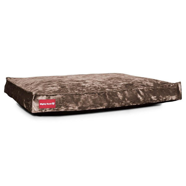 "Il Materasso Da Mighty-Bark" - Cuscino Per Cani, Ortopedico | Memory Foam, Cani Divano | Cani Letto | Cuscino Per Cani | Cani Lounge - Velluto Vintage Tartufo