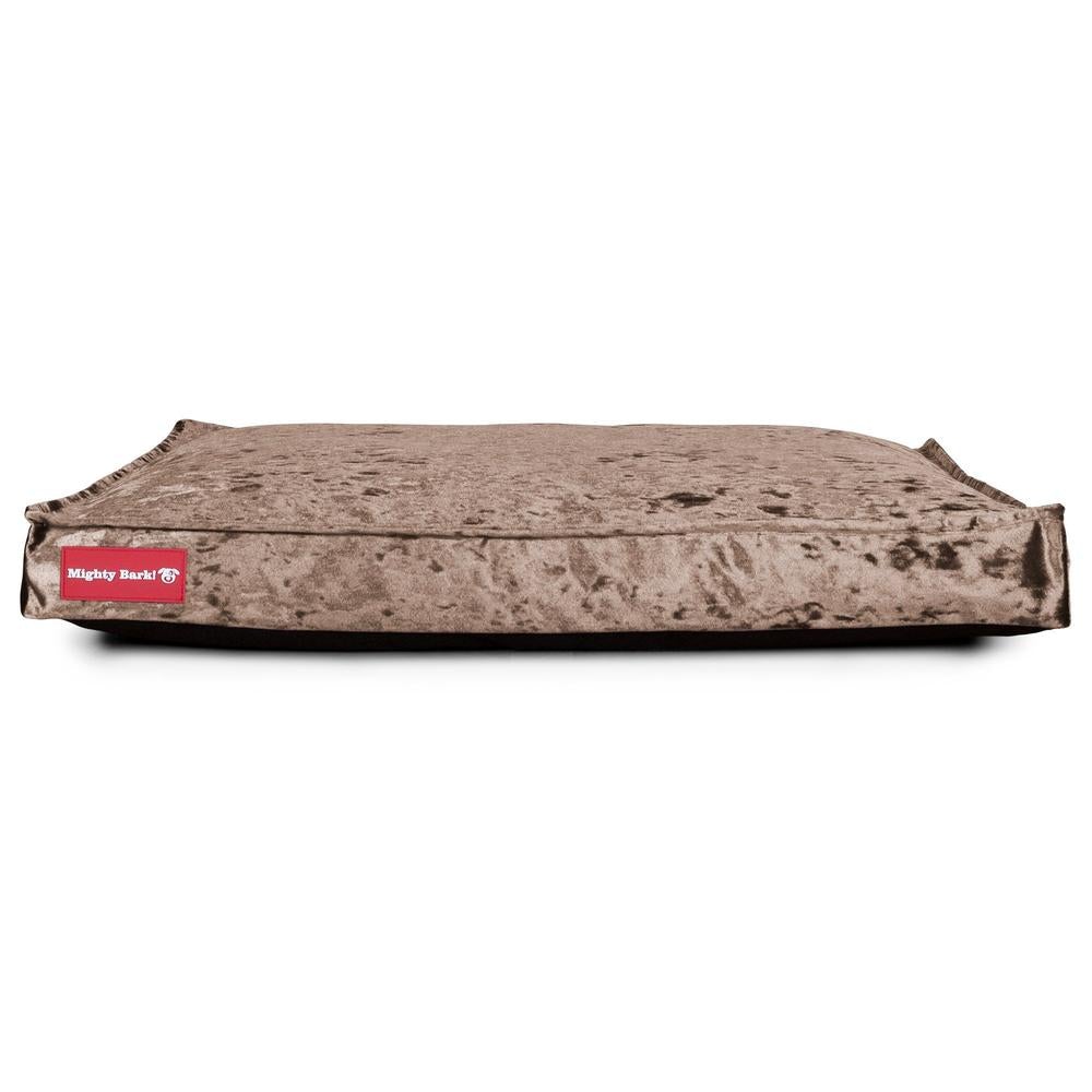 "Il Materasso Da Mighty-Bark" - Cuscino Per Cani, Ortopedico | Memory Foam, Cani Divano | Cani Letto | Cuscino Per Cani | Cani Lounge - Velluto Vintage Tartufo