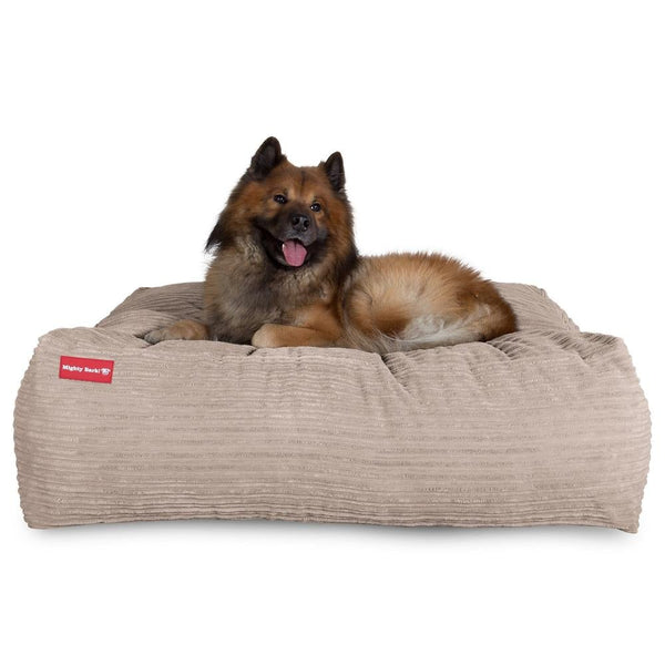 "Il Gigante Da Mighty-Bark" - Grande Letto Per Cani | Cani Divano | Cani Letto | Cuscino Per Cani | Cani Lounge - Corda Classica Visone