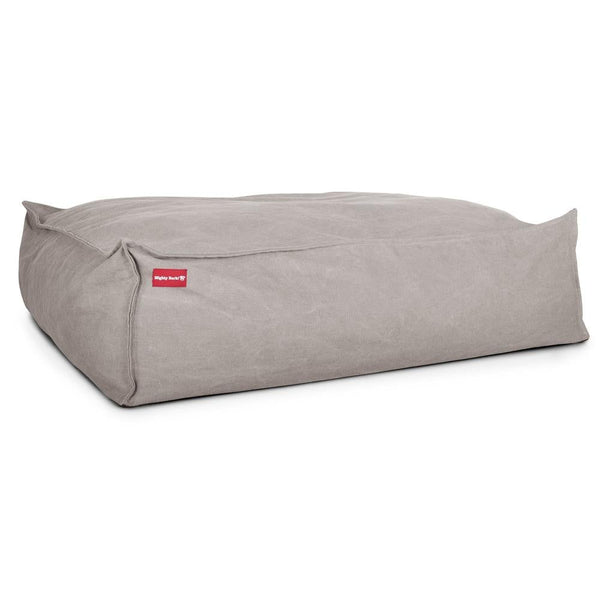 "Il Gigante Da Mighty-Bark" - Grande Letto Per Cani | Cani Divano | Cani Letto | Cuscino Per Cani | Cani Lounge - Denim Effetto Consumato Grigio