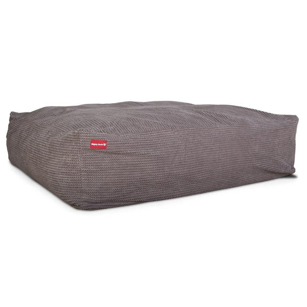 "Il Gigante Da Mighty-Bark" - Grande Letto Per Cani | Cani Divano | Cani Letto | Cuscino Per Cani | Cani Lounge - Pompon Carbone Grigio