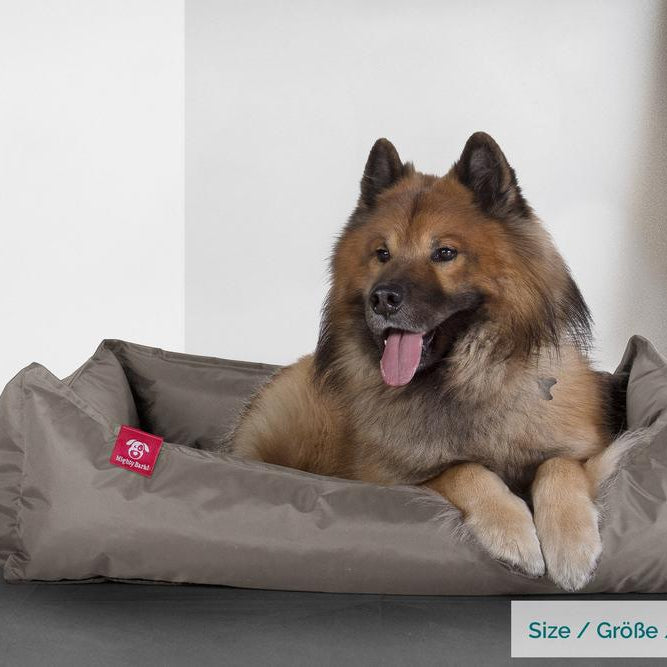 "Il Nido Da Mighty-Bark" - Letto Per Cani, Ortopedico, Memory Foam | Cani divano | Cani letto | Cuscino Per Cani | Cani Lounge - Impermeabile Grigio