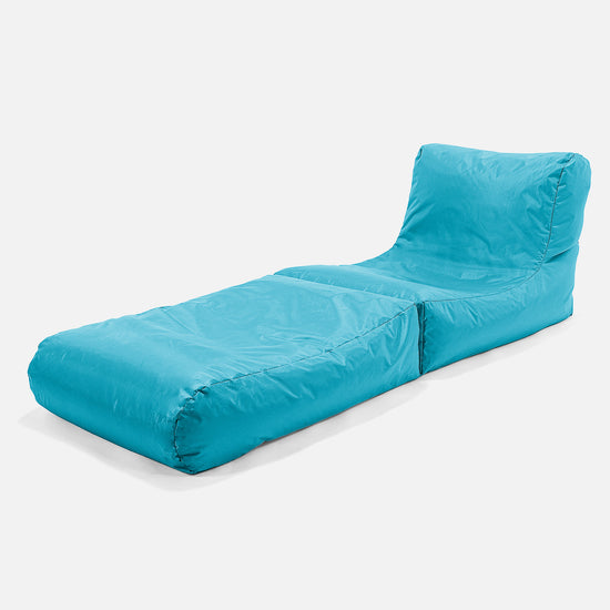 SmartCanvas™ Poltrona Sacco Lounge da Esterno - Acqua 02