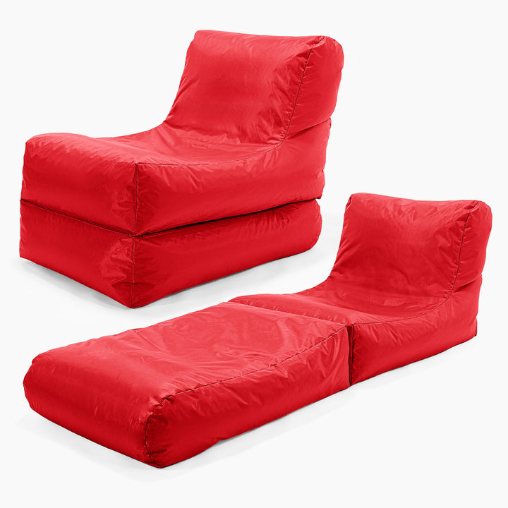 SmartCanvas™ Poltrona Sacco Lounge da Esterno - Rosso 01