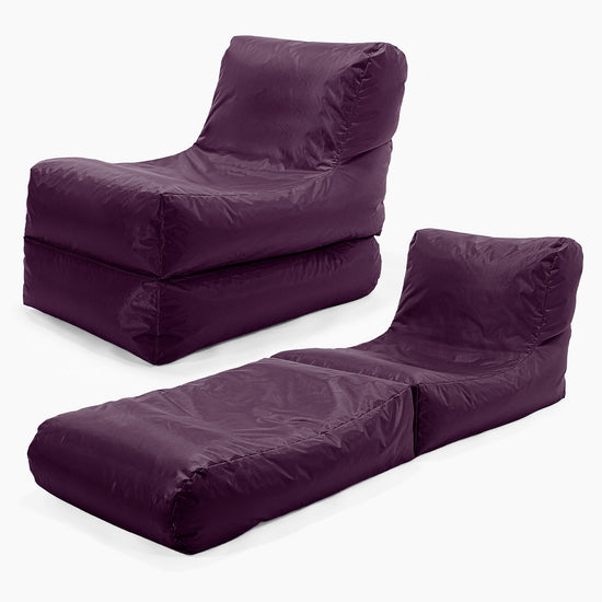 SmartCanvas™ Poltrona Sacco Lounge da Esterno - Viola 01