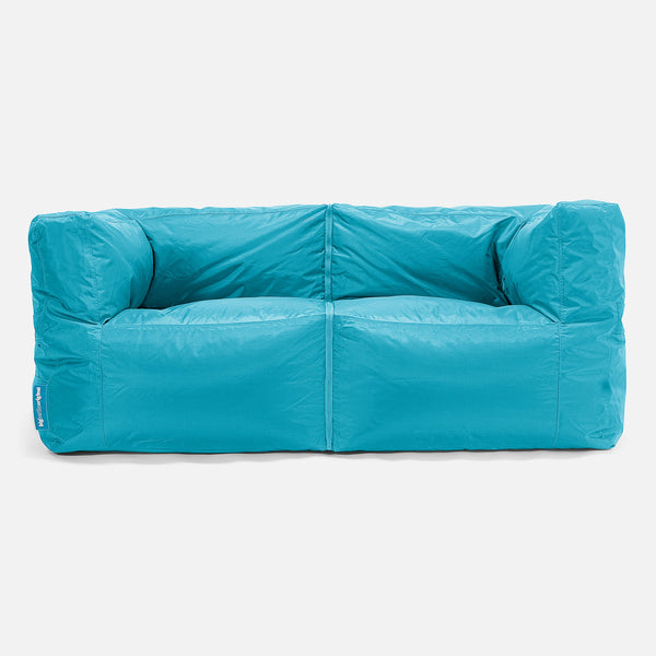 SmartCanvas™ Pouf Divano da Esterno 2 pezzi - Acqua 01