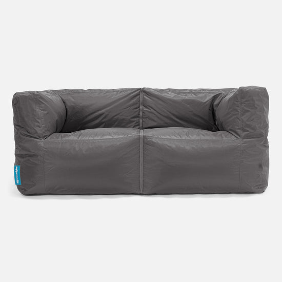 SmartCanvas™ Pouf Divano da Esterno 2 pezzi - Grafite 01