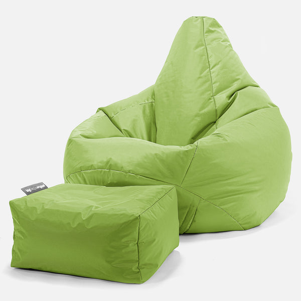 SmartCanvas™ Pouf Poltrona Sacco 'Gioco' - Lime 01