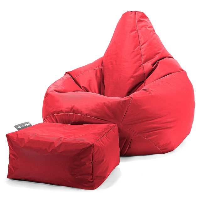 Pouf Poltrona Sacco 'Gioco' - SmartCanvas™ Rosso 02