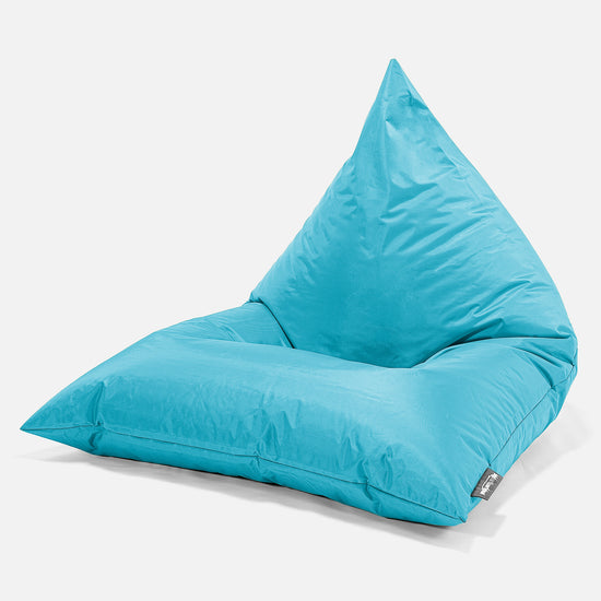 Pouf Poltrona Sacco Relax, Sedia - SmartCanvas™ Acqua 01