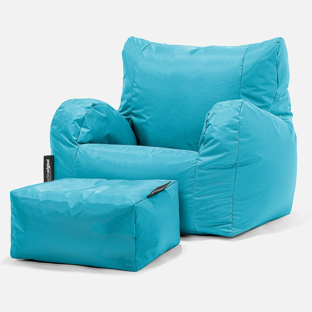 Pouf Poltrona Sacco - SmartCanvas™ Acqua 02