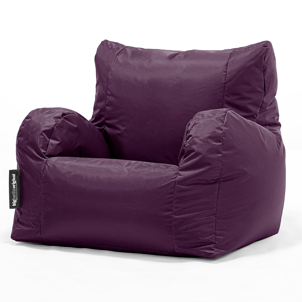 SmartCanvas™ Pouf Poltrona Sacco - Viola 01