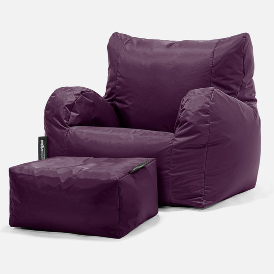 Pouf Poltrona Sacco - SmartCanvas™ Viola 02