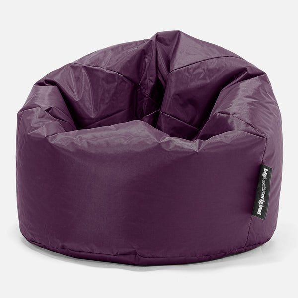 Ready Steady Bed poltrona pouf a sacco per bambini con poggiapiedi - Pouf  per bambini con maniglia per il trasporto - pouf a sacco per bambini per  sale giochi e salotti - Arancia