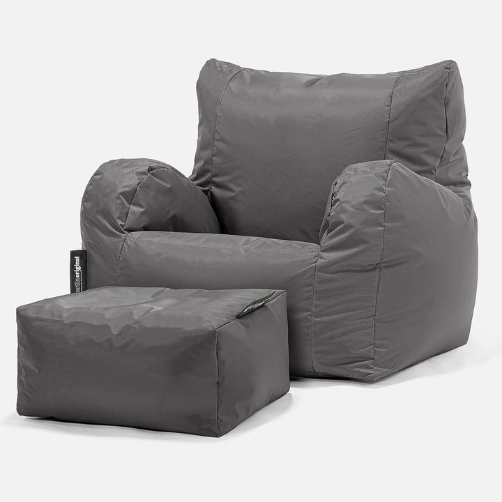 Pouf Poltrona Sacco - SmartCanvas™ Grafite 02