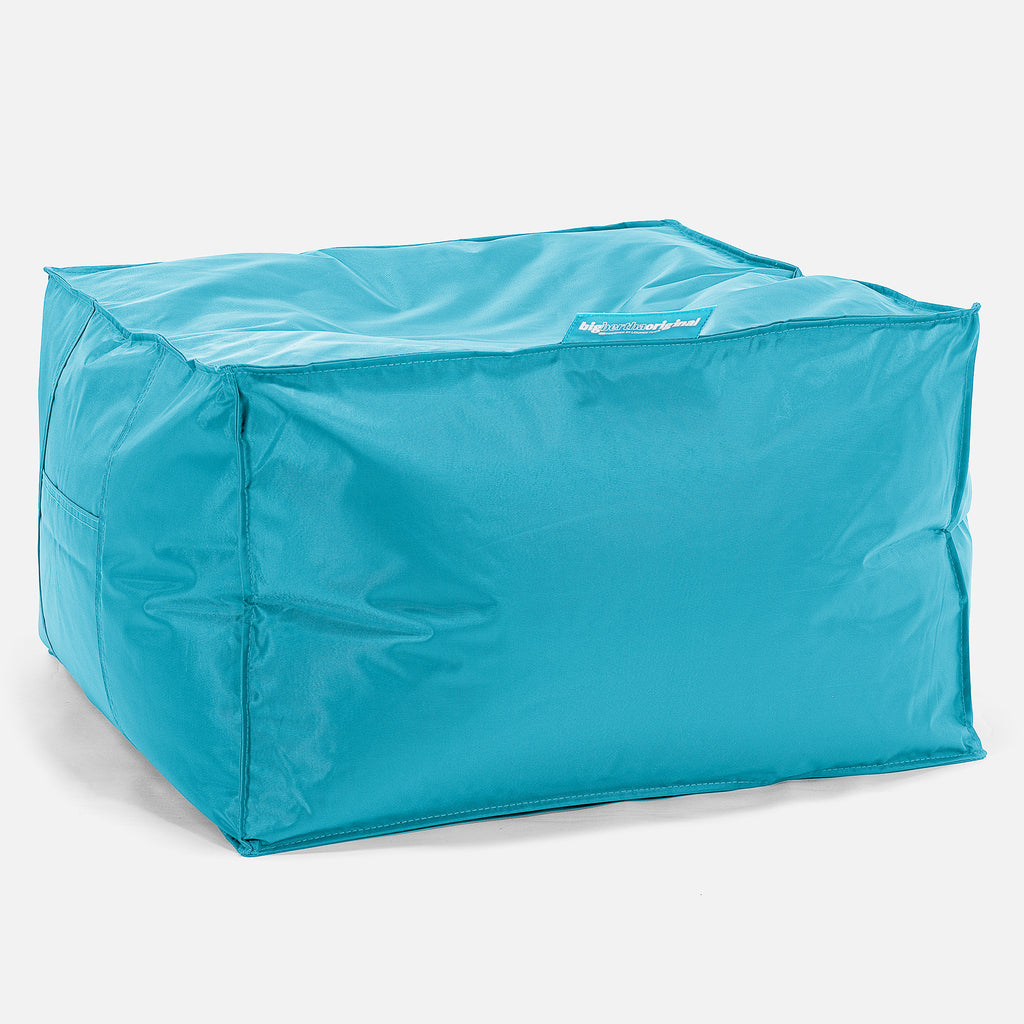 SmartCanvas™ Pouf Quadrato - Acqua 01