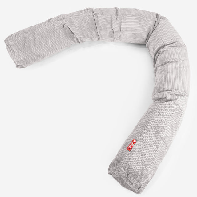 Cuscino Gigante Del Collo XL - Corda a Righine Pietra 01