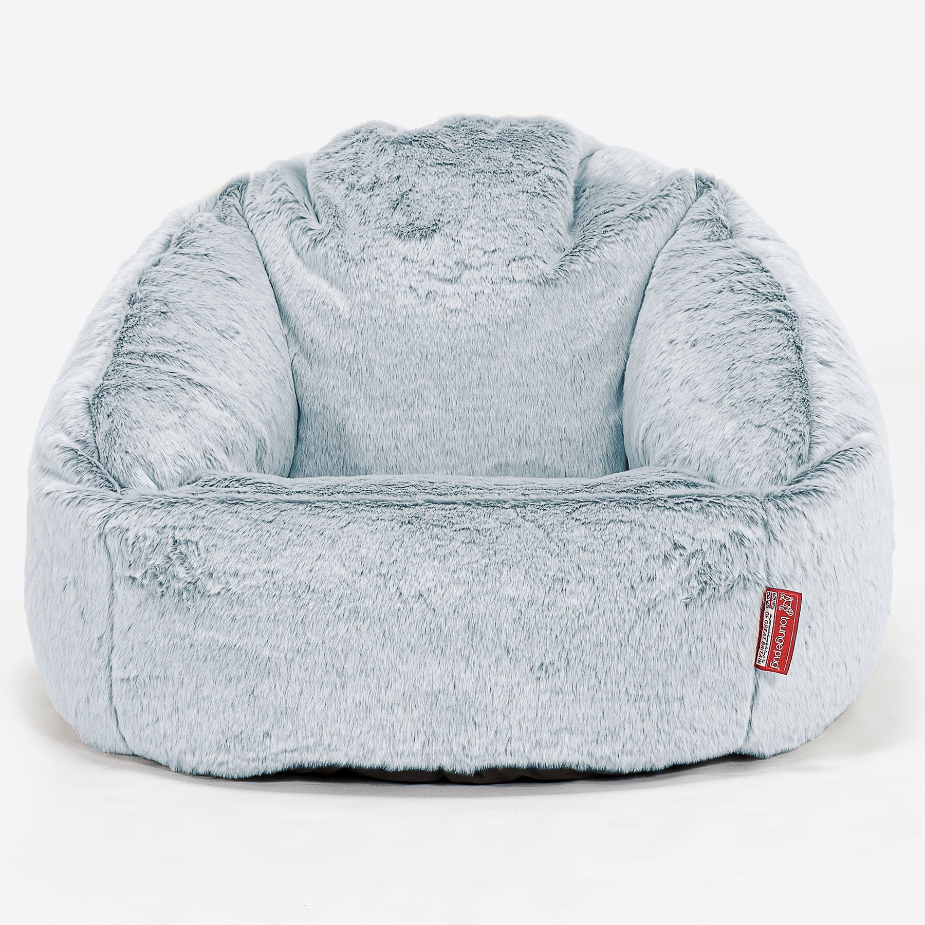 Lounge Pug Pouf Fauteuil Natalia Sacco Cuir Végan Ivoire Poufs Pour