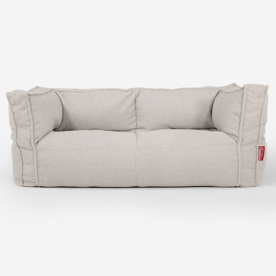 Albert Pouf Divano 2 posti - Bouclé Avorio_01