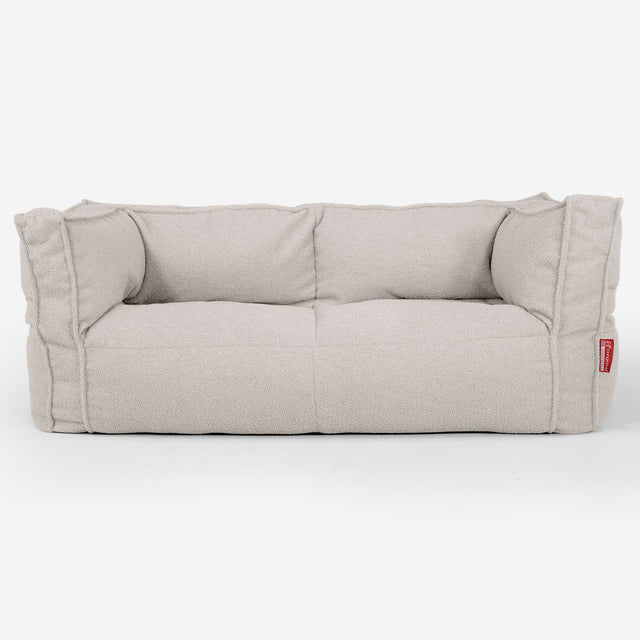 Albert Pouf Divano 2 posti - Bouclé Avorio_01