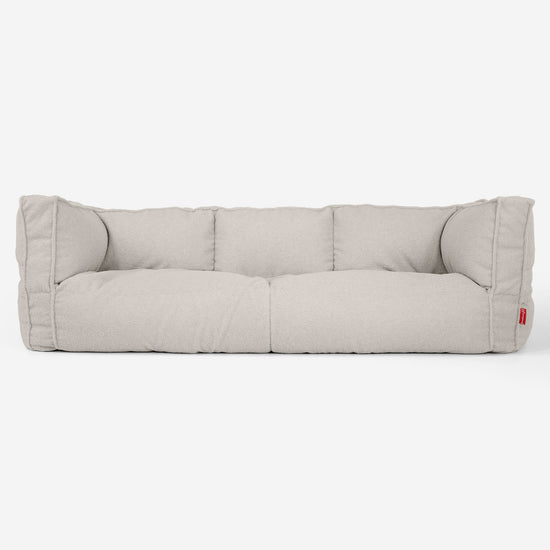 Albert Pouf Divano 3 posti - Bouclé Avorio_01
