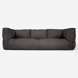 Albert Pouf Divano 3 posti - Bouclé Grafite