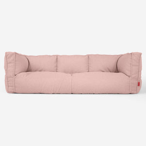Albert Pouf Divano 3 posti - Bouclé Rosa