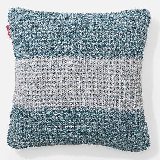 Cuscino 47 x 47cm - Puro Cotone Chester Blu 01