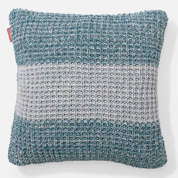Cuscino 47 x 47cm - Puro Cotone Chester Blu 01