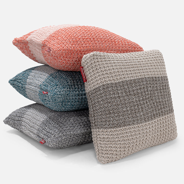 Cuscino 47 x 47cm - Puro Cotone Chester Blu 03