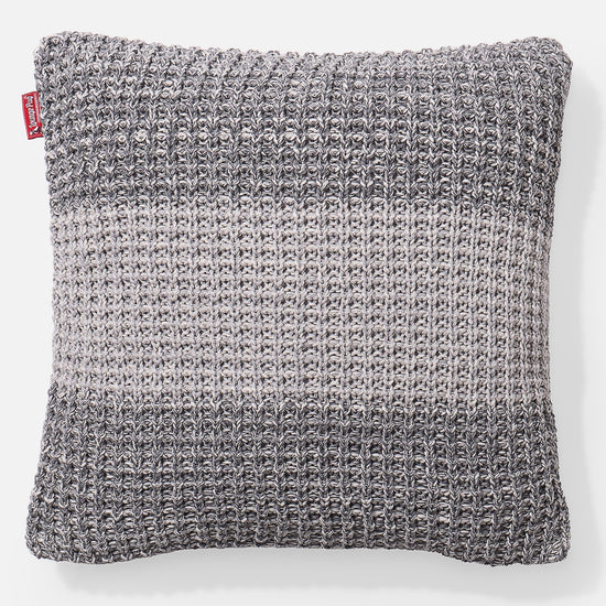 Cuscino 47 x 47cm - Puro Cotone Chester Grigio 01
