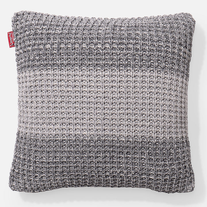Cuscino 47 x 47cm - Puro Cotone Chester Grigio 01